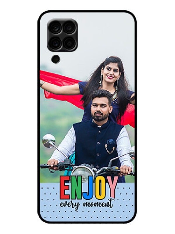Custom Galaxy M12 Custom Metal Phone Case - Enjoy Every Moment Design