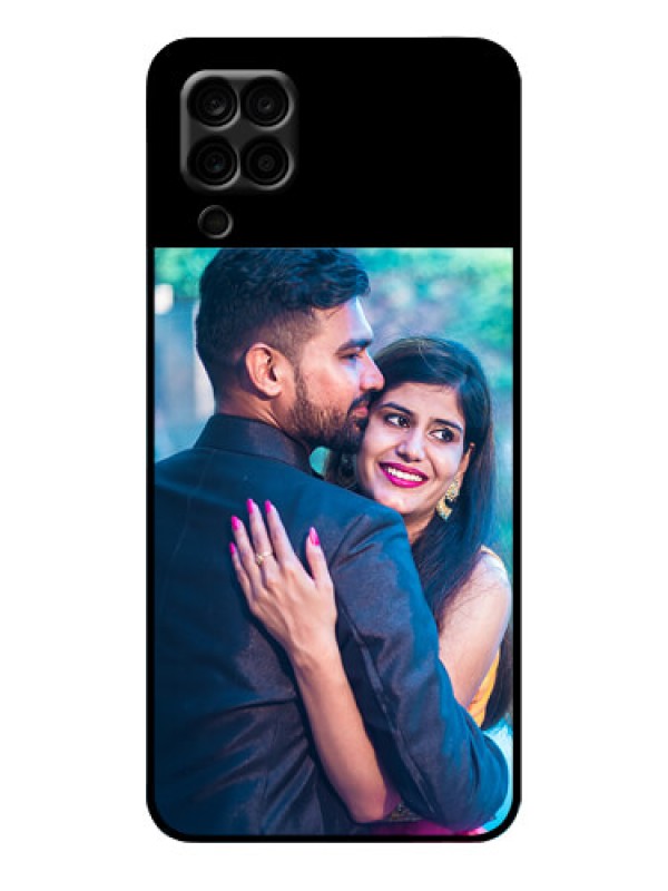 Custom Galaxy M12 Custom Metal Phone Case - Upload Full Picture With Custom Color Design