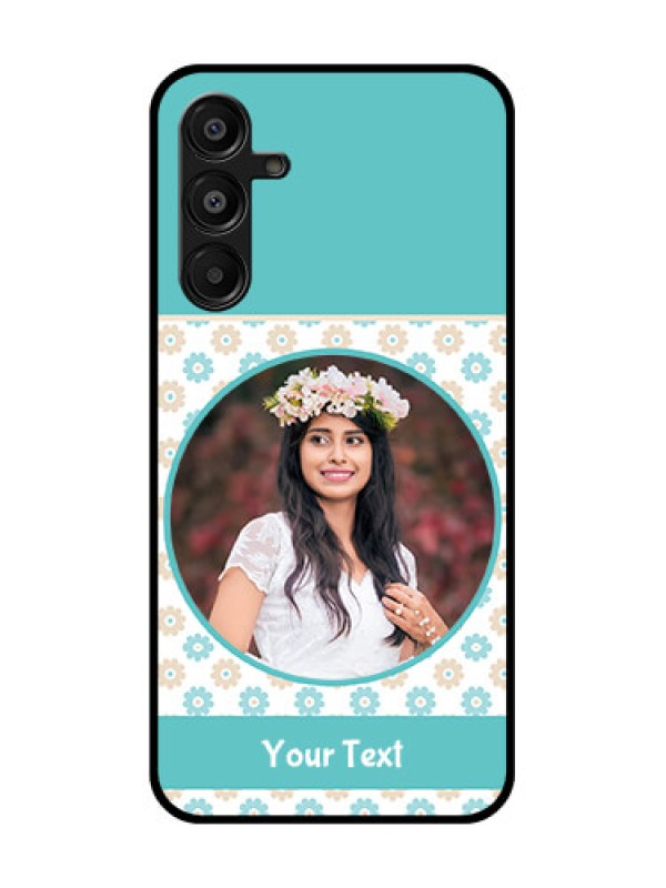 Custom Galaxy M16 5G Custom Metal Phone Case - Beautiful Flowers Design