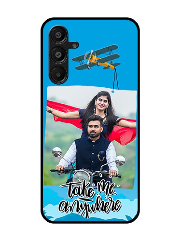 Custom Galaxy M16 5G Custom Metal Phone Case - Traveller Design