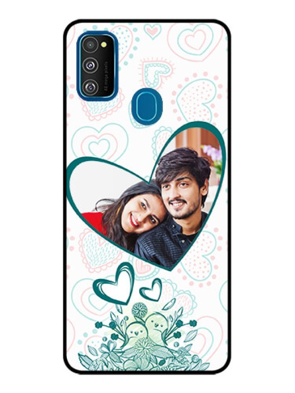 Custom Galaxy M21 2021 Custom Metal Phone Case - Premium Couple Design