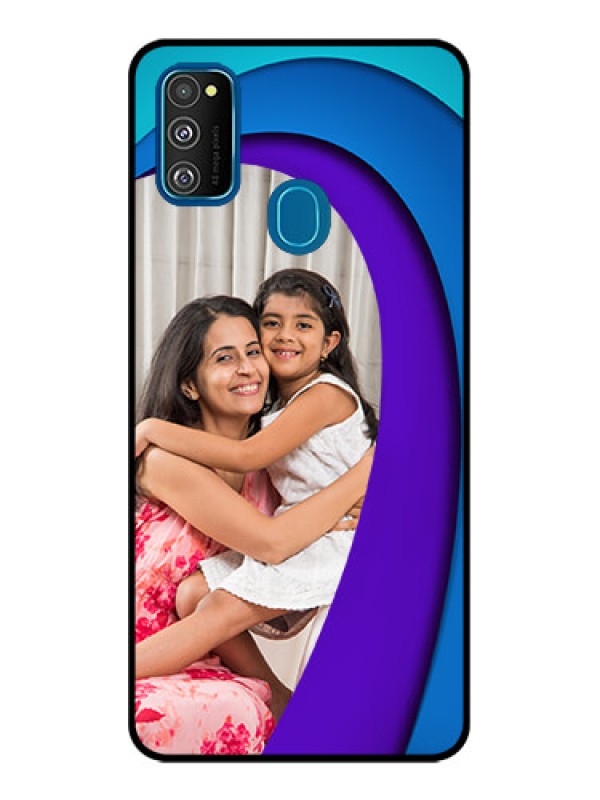 Custom Galaxy M21 2021 Custom Metal Phone Case - Simple Pattern Design
