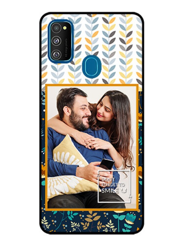 Custom Galaxy M21 2021 Custom Metal Phone Case - Pattern Design