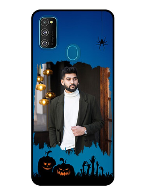 Custom Galaxy M21 2021 Custom Metal Phone Case - With Pro Halloween Design