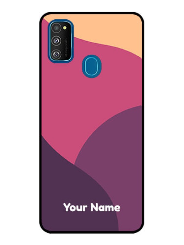 Custom Galaxy M21 2021 Custom Metal Phone Case - Mixed Multi - Colour Abstract Art Design