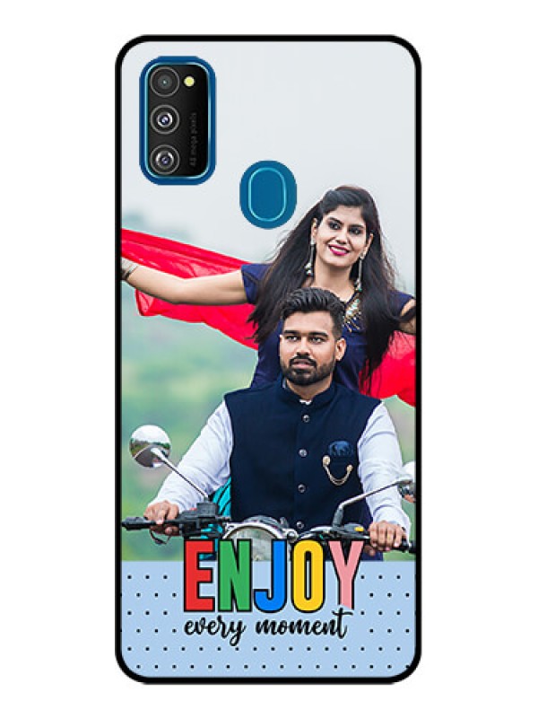 Custom Galaxy M21 2021 Custom Metal Phone Case - Enjoy Every Moment Design