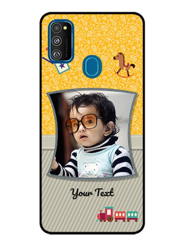 Custom Galaxy M21 Custom Metal Phone Case - Baby Picture Upload Design