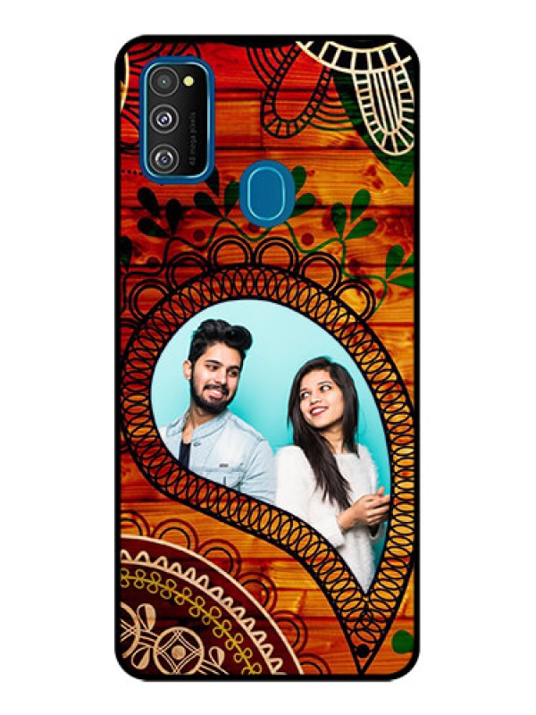 Custom Galaxy M21 Custom Metal Phone Case - Abstract Colorful Design