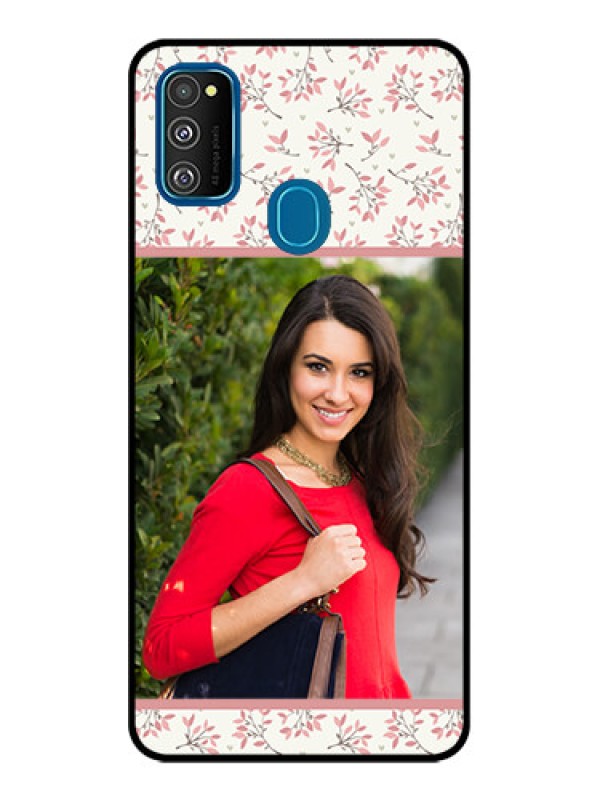 Custom Galaxy M21 Custom Metal Phone Case - Stunning Floral Design