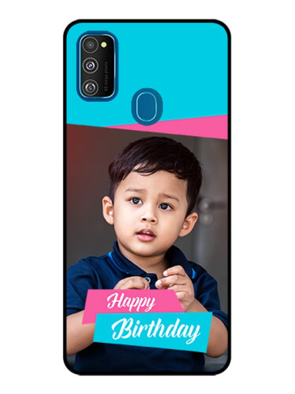 Custom Galaxy M21 Custom Metal Phone Case - Image Holder With 2 Color Design