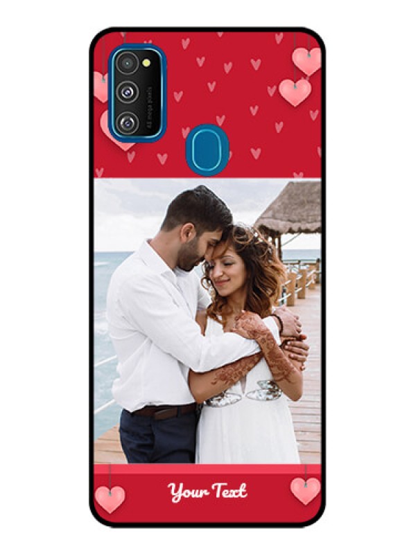 Custom Galaxy M21 Custom Metal Phone Case - Valentines Day Design
