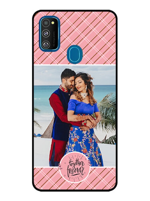 Custom Galaxy M21 Custom Metal Phone Case - Together Forever Design