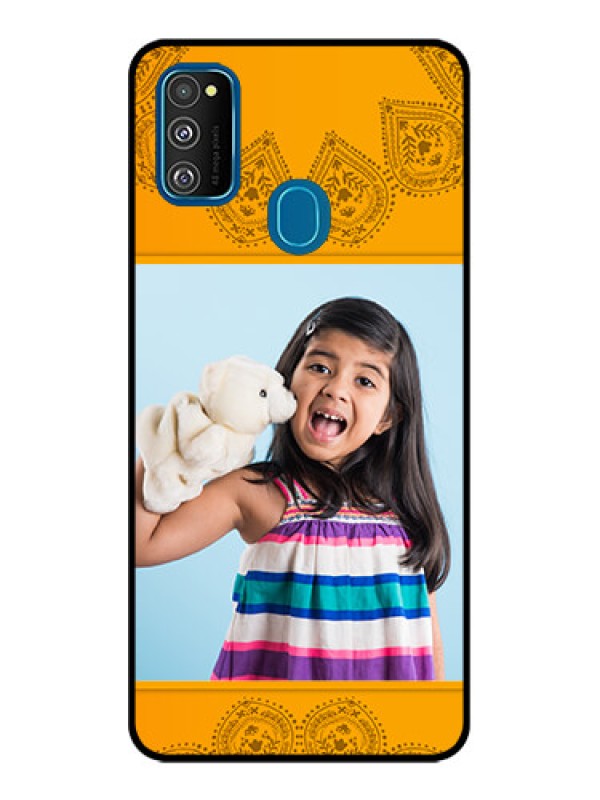 Custom Galaxy M21 Custom Metal Phone Case - Photo Wedding Design