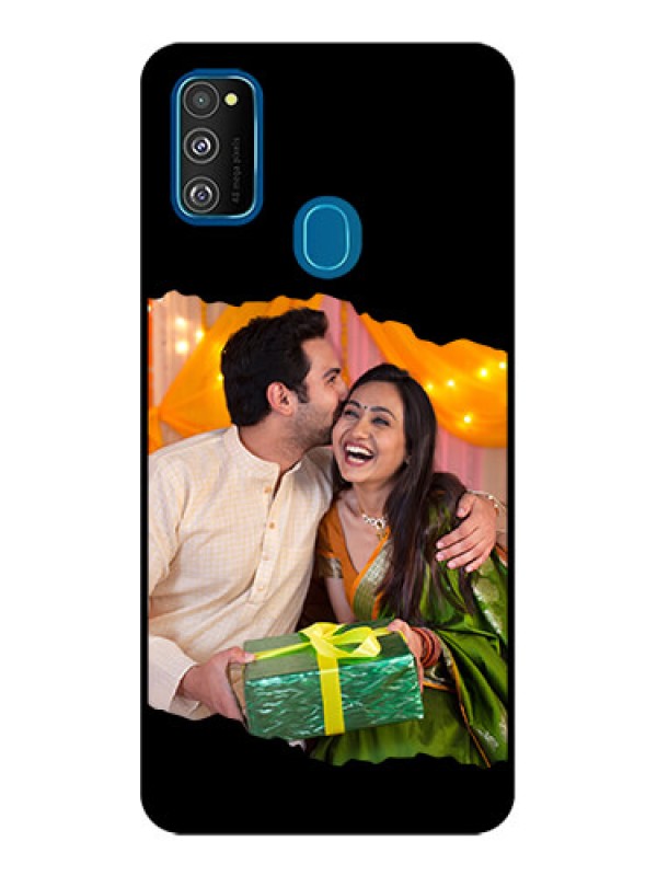Custom Galaxy M21 Custom Metal Phone Case - Tear - Off Design