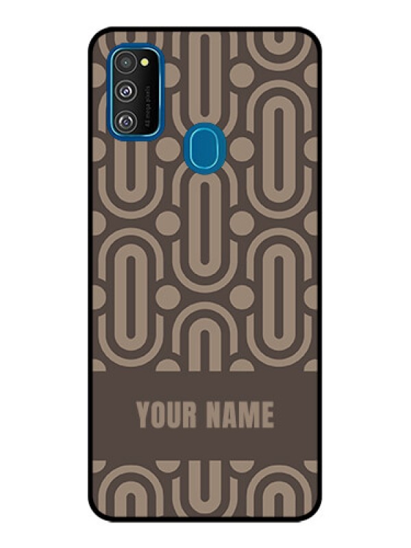 Custom Galaxy M21 Custom Metal Phone Case - Captivating Zero Pattern Design