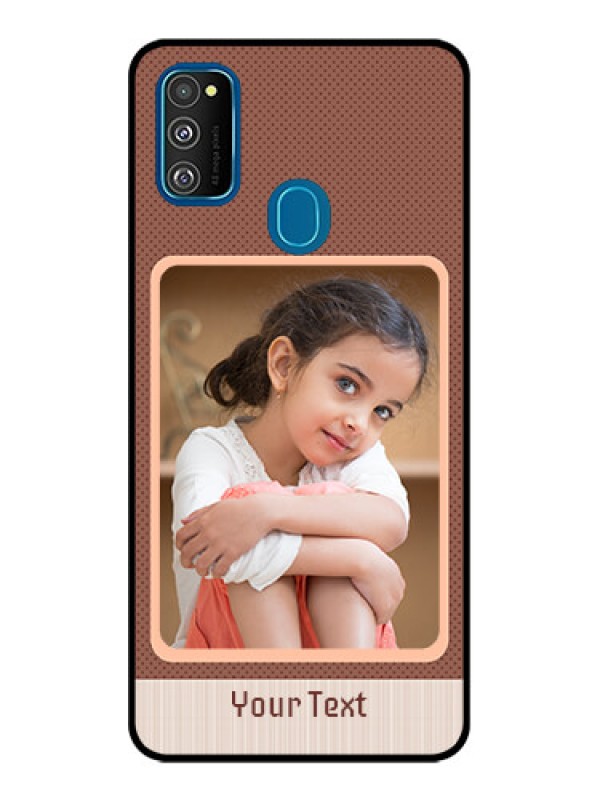 Custom Galaxy M30s Custom Metal Phone CaseSimple Pic Upload Design