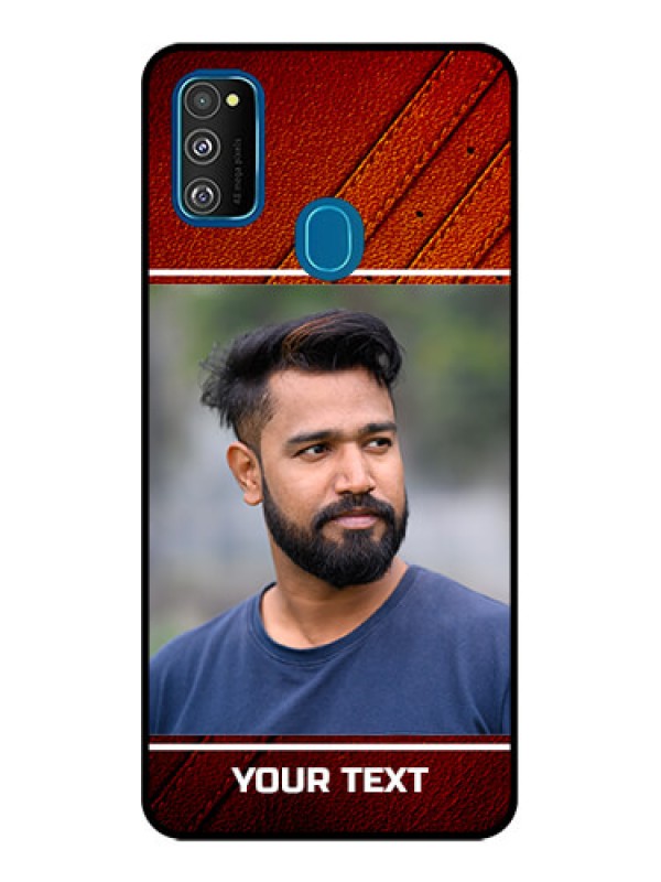 Custom Galaxy M30s Custom Metal Phone CaseLeather Phone Case Design
