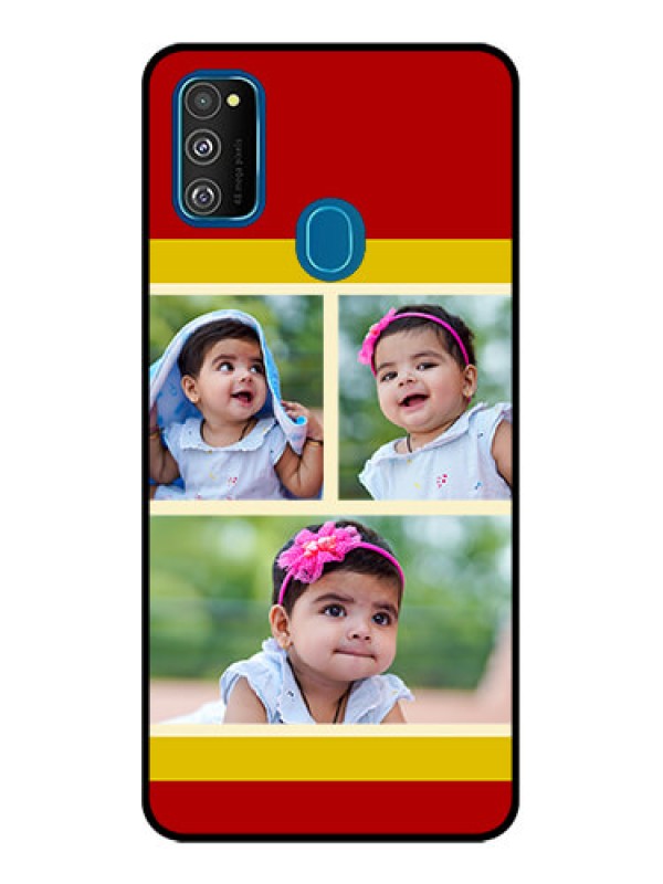 Custom Galaxy M30s Custom Metal Phone CaseMultiple Pic Upload Design