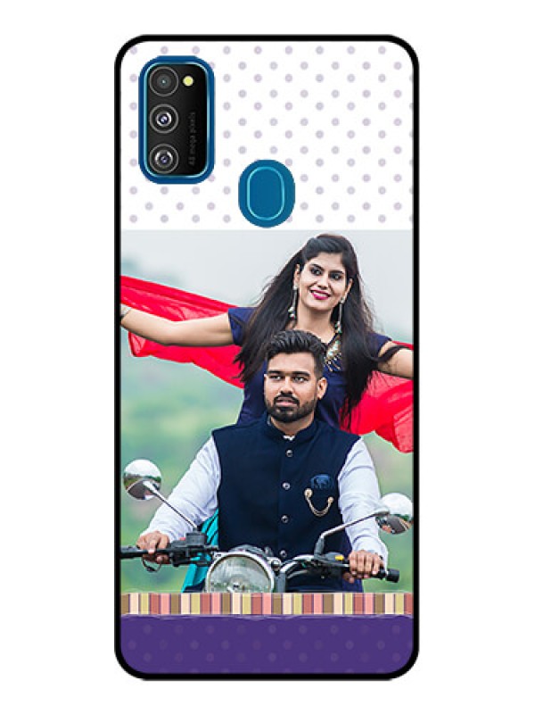 Custom Galaxy M30s Custom Metal Phone CaseCute Family Design