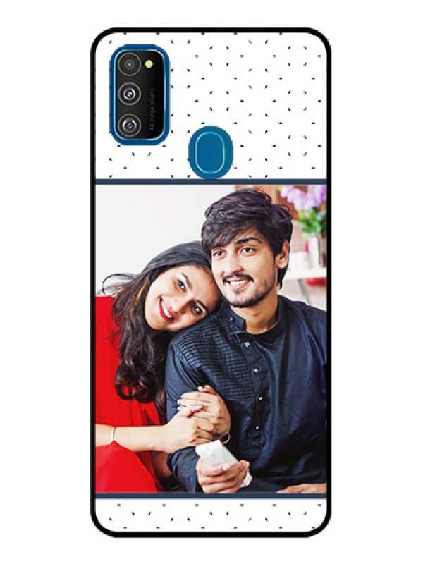 Custom Galaxy M30s Custom Metal Phone CasePremium Dot Design