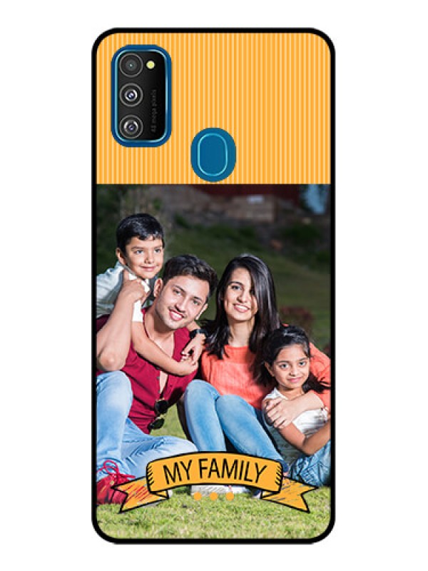 Custom Galaxy M30s Custom Metal Phone CaseMy Family Design