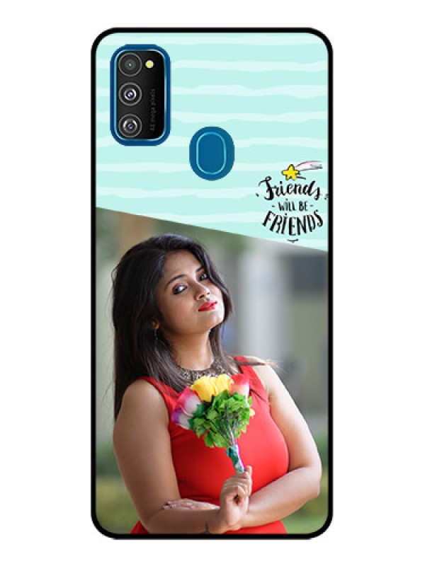 Custom Galaxy M30s Custom Metal Phone CaseFriends Picture Icon Design