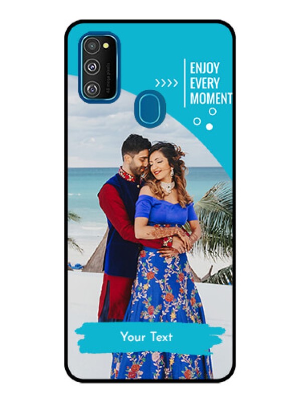 Custom Galaxy M30s Custom Metal Phone CaseHappy Moment Design