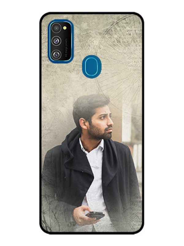 Custom Galaxy M30s Custom Metal Phone CaseWith Vintage Design