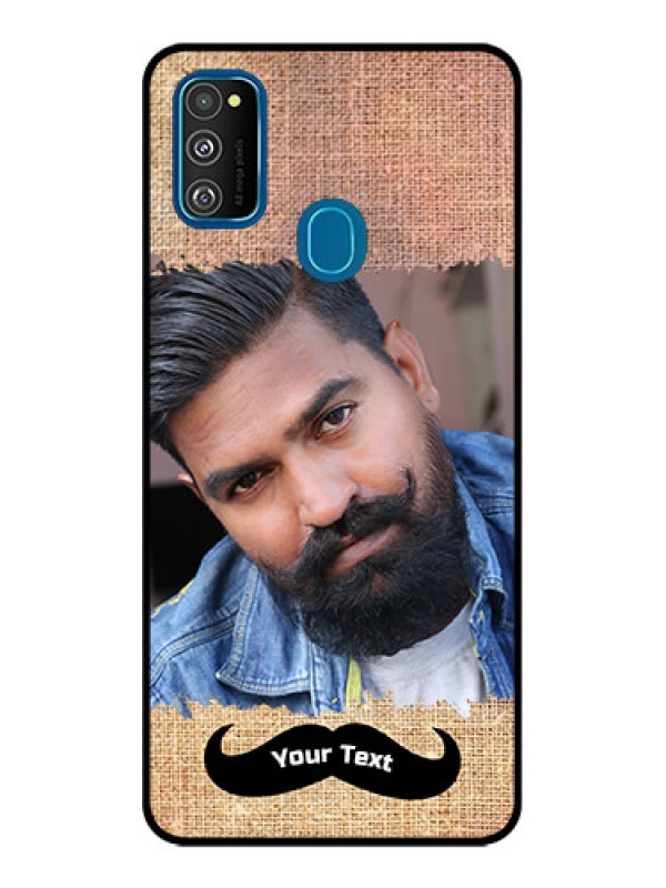 Custom Galaxy M30s Custom Metal Phone CaseWith Texture Design