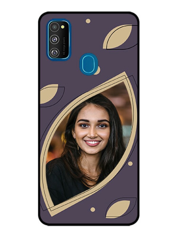 Custom Galaxy M30s Custom Metal Phone CaseFalling Leaf Design