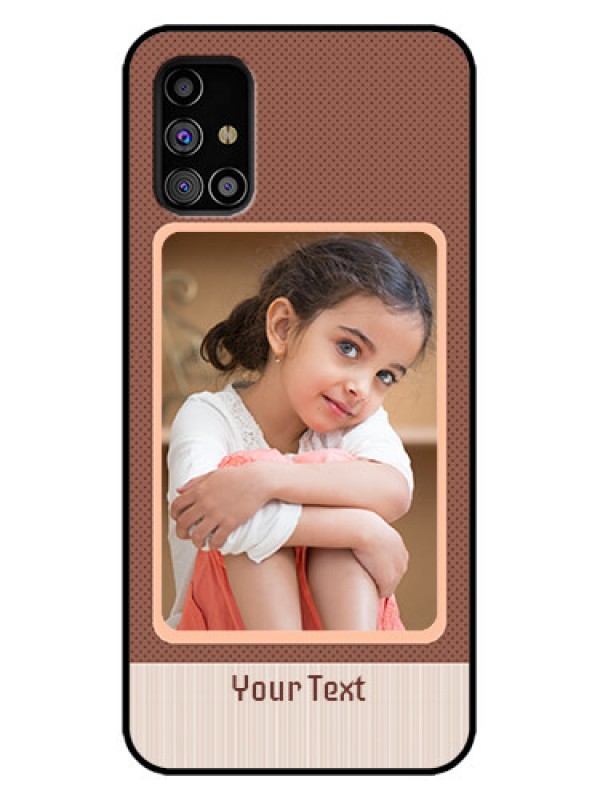 Custom Galaxy M31s Custom Metal Phone Case - Simple Pic Upload Design