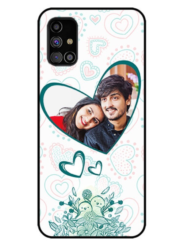 Custom Galaxy M31s Custom Metal Phone Case - Premium Couple Design