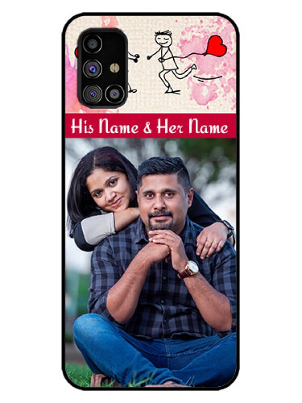Custom Galaxy M31s Custom Metal Phone Case - You And Me Case Design