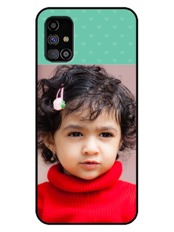 Custom Galaxy M31s Custom Metal Phone Case - Lovers Picture Design
