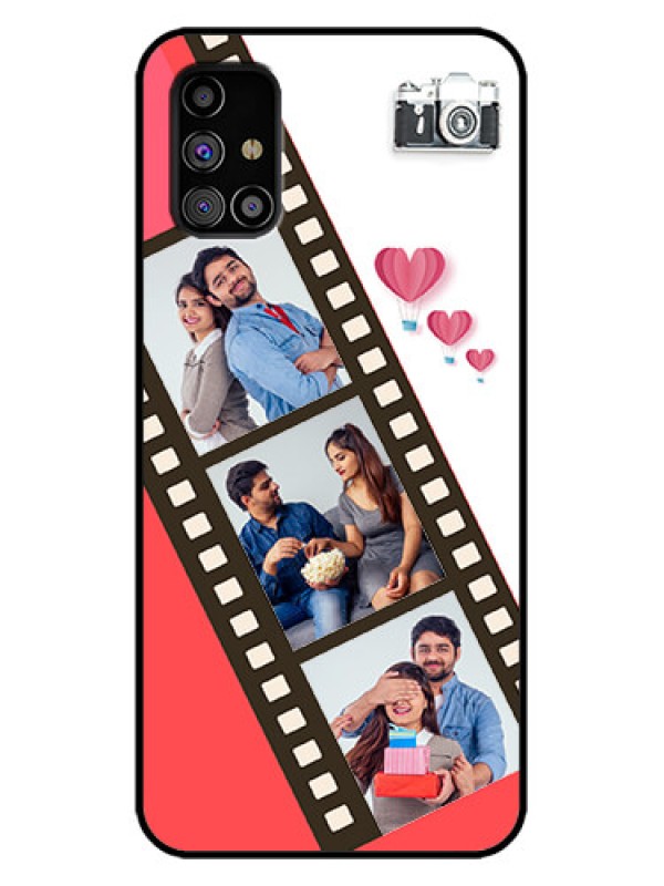 Custom Galaxy M31s Custom Metal Phone Case - 3 Image Holder With Film Reel