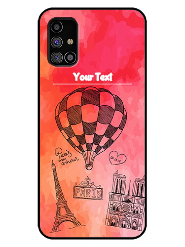 Custom Galaxy M31s Custom Metal Phone Case - Paris Theme Design