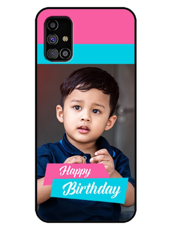 Custom Galaxy M31s Custom Metal Phone Case - Image Holder With 2 Color Design