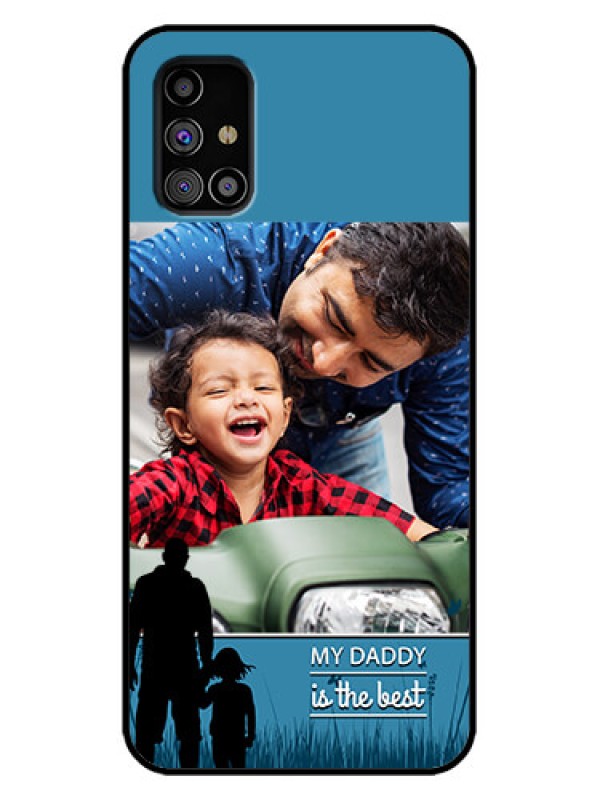 Custom Galaxy M31s Custom Metal Phone Case - Best Dad Design