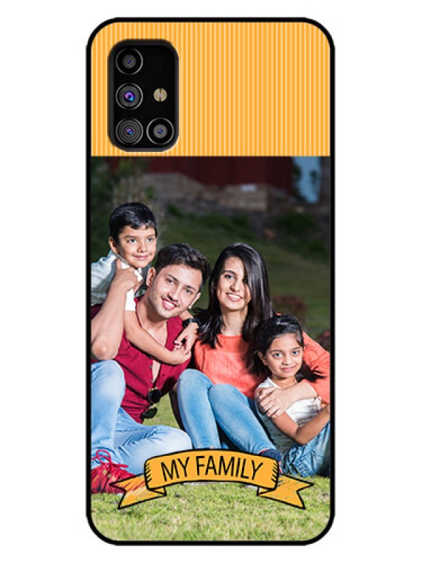 Custom Galaxy M31s Custom Metal Phone Case - My Family Design