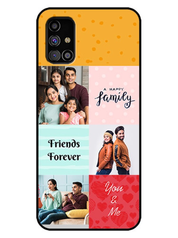 Custom Galaxy M31s Custom Metal Phone Case - Images With Quotes Design