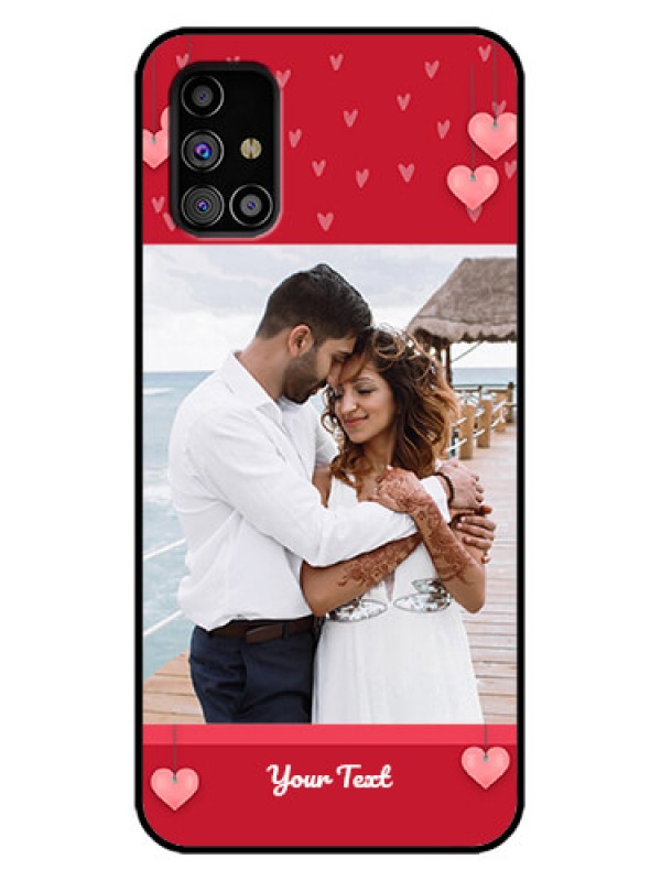 Custom Galaxy M31s Custom Metal Phone Case - Valentines Day Design