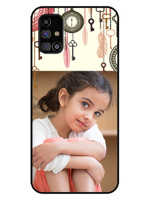 Custom Galaxy M31s Custom Metal Phone Case - Boho Style Design