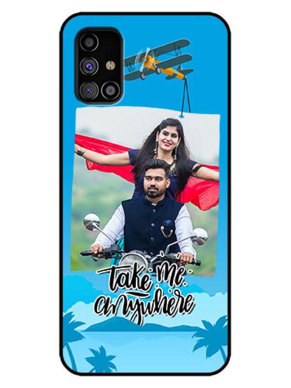 Custom Galaxy M31s Custom Metal Phone Case - Traveller Design