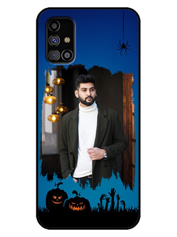 Custom Galaxy M31s Custom Metal Phone Case - With Pro Halloween Design