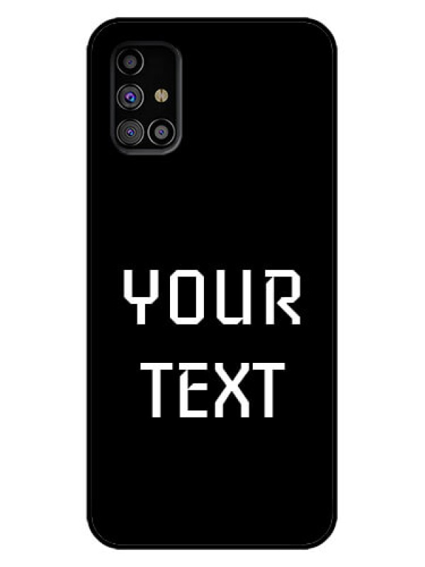 Custom Galaxy M31s Custom Metal Phone Case - Your Name Design