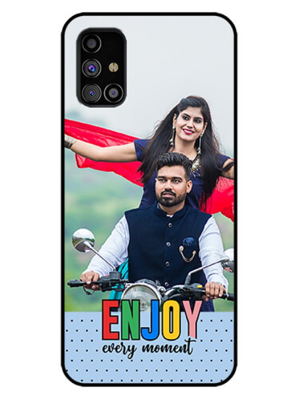 Custom Galaxy M31s Custom Metal Phone Case - Enjoy Every Moment Design