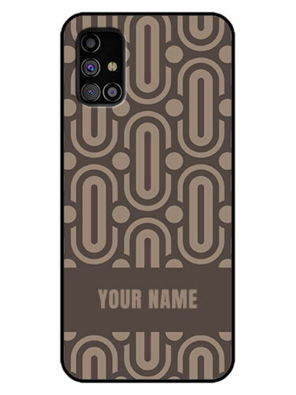 Custom Galaxy M31s Custom Metal Phone Case - Captivating Zero Pattern Design