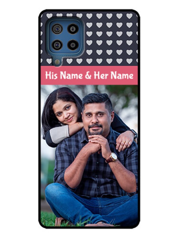 Custom Galaxy M32 4G Custom Metal Phone Case - Love Symbols Design