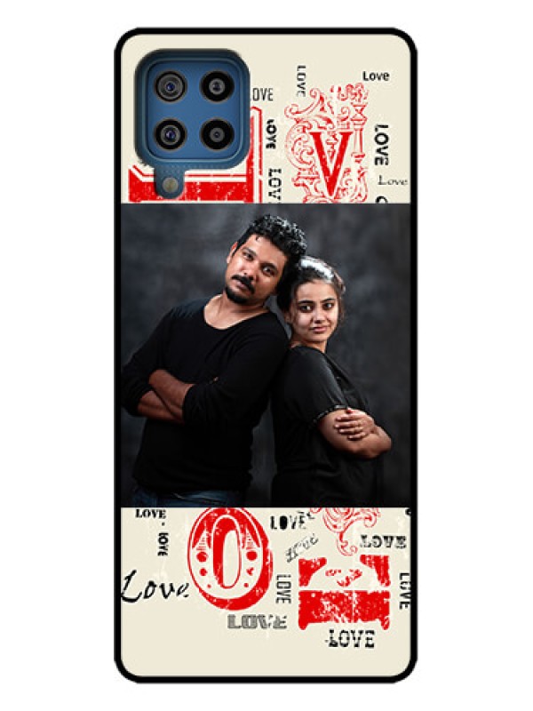 Custom Galaxy M32 4G Custom Metal Phone Case - Trendy Love Design Case
