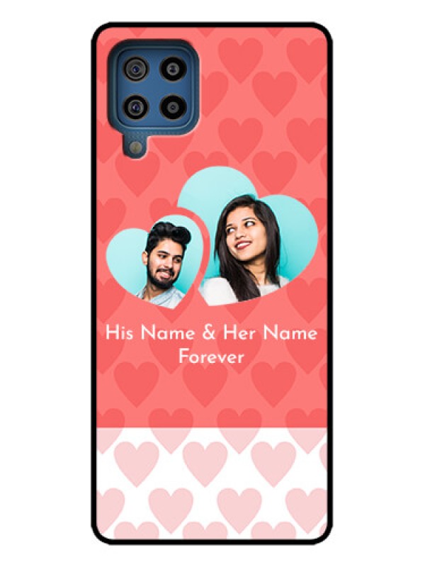 Custom Galaxy M32 4G Custom Metal Phone Case - Couple Pic Upload Design